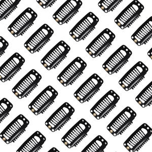 Nouveau produit populaire coréen, hypoallergénique, très léger, pince à cheveux en métal à 9 dents, fabriquée en acier - Product Image 3