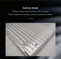 Panneaux d'affichage LED en film de verre transparent MILEC pour extérieur et intérieur, écrans à bande LED, luminosité 1000 cd, garantie 3 ans