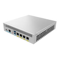 Celeron J4125 4 Core 4Lan 2.5Gigabit Support Pfsense Mikros Réseau Gérer Ménage Pare-Feu Mini Routeur
