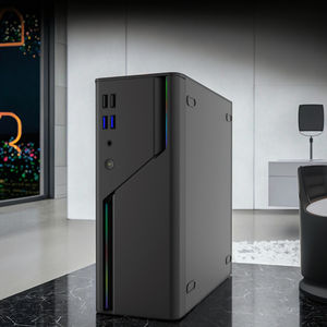 เคสมินิ <span class=keywords><strong>ITX</strong></span> <span class=keywords><strong>HTPC</strong></span> เดสก์ท็อป5V arBB แผงด้านหน้า4พอร์ต USB แหล่งจ่ายไฟ1U สนับสนุนการเล่นเกมคอมพิวเตอร์4K-for การออกแบบที่กะทัดรัด <span class=keywords><strong>ITX</strong></span> - Product Image 1