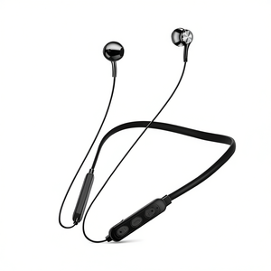 Bluetooth 5.0 Neckband Sport Wireless Earbuds Stereo In-Ear <b>Headphones</b> Waterproof With Micro <b>Usb</b> Charging - Product Image 1