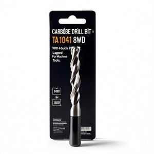 Foret en carbure TA1041 8xD avec 4 plaquettes de guidage superposées non revêtues pour machines-outils - Product Image 2