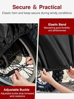 Housses de moto personnalisées moins quantité minimale de commande, couverture de vélo imperméable