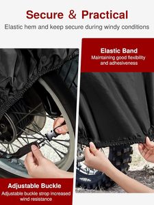 Housses de moto personnalisées moins quantité minimale de commande, couverture de <span class=keywords><strong>vélo</strong></span> imperméable - Product Image 5