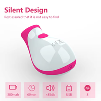Vibrations-Wireless-Fernbedienung USB Magnetisches Aufladen Täglich Wasserdicht Mehrstufiger Vibrator mit 40dB Geräuschpegel