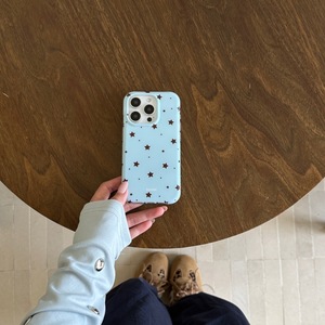 เคสโทรศัพท์มือถือป้องกันการกระแทกเต็มรูปแบบลายดาวดีไซน์เรียบง่ายสำหรับ <span class=keywords><strong>iPhone</strong></span> 18 <span class=keywords><strong>PRO</strong></span> <span class=keywords><strong>MAX</strong></span> กรอบใสฝาครอบ TPU - Product Image 3