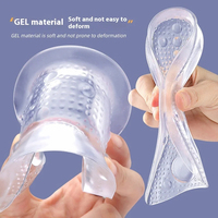 Coussinets de talon en gel auto-adhésifs, coussinets de protection en silicone souple, antidérapants, inserts de chaussures confortables, soulagement de la douleur pour femmes