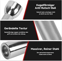Haltère professionnel en acier inoxydable, réglable, style iranien, pour fitness masculin à domicile, avec marteau de musculation intégré