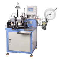 Máquina de Corte y Plegado de Etiquetas Tejidas YT-6800 en Oferta, Control por PLC y Motor, Máquina de Corte Textil Automática, Modelo PL-068, 220V