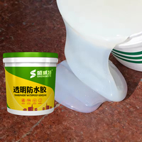 Agent d'étanchéité transparent invisible, peinture liquide adhésive pour murs extérieurs, prévention spéciale des fissures
