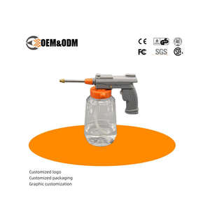 ปืนพ่นละอองน้ำหัวฉีดสีส้มขนาดใหญ่พร้อมแบตเตอรี่4.2V - Product Image 1