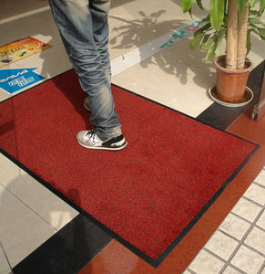 Tappetini <span class=keywords><strong>auto</strong></span> moderni personalizzati tappetino in PVC e materiale in Nylon forma quadrata con modello astratto lavabile e fatto a macchina per la casa - Product Image 6