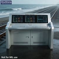Railway Trackside Rugged with -40 ℃    Revêtement anti-condensation et résistant au froid pour opérations hivernales - Console d'opérateur