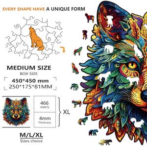 Nouveau Style fait à la main en <span class=keywords><strong>bois</strong></span> Puzzles Carton Animal Puzzles enfants jouets éducatifs - Product Image 2