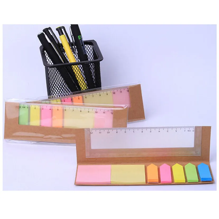 Wholesale Custom Kraft Paper Cover Sticky Notes/memo Block Note Pad