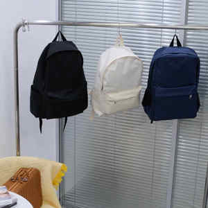 Venta al por mayor de fábrica Mochila de lona de moda Mochila impermeable duradera Cremallera Antirrobo Escuela Bolsa de carta de picnic al aire libre - Product Image 2