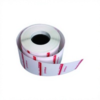 Les étiquettes auto-adhésives thermiques directes blanches de 58x40mm imperméabilisent l'impression industrielle pour le carton emballé de promotion d'emballage d'expédition