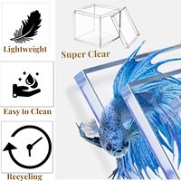 Boîtier en acrylique moderne de haute qualité pour présentoirs de boîte d'entraînement écologiques en matière plastique de qualité supérieure