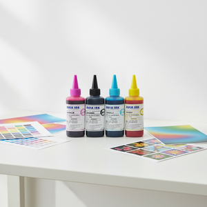 <strong>COOLCOLOR</strong> E850 Certified Multi-Color Compatible R270/R330/R230/T50/L805L301/1390 DYE 70ml Customized Logo/Graphic Design - Product Image 4