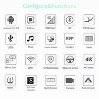 Lecteur autoradio Android pour BMW E90 E91 E92 E93 Multimédia GPS Navigation Stéréo 4G Wifi