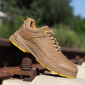 Chaussures de sécurité industrielles robustes anti-perforation, à embout en acier, antidérapantes et résistantes à l'usure - Product Image 4