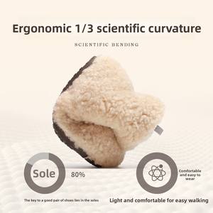 Bottes de neige <span class=keywords><strong>pour</strong></span> bébés filles, bottes d'hiver doublées de polaire, chaudes, antidérapantes, à semelle souple, semelle extérieure en TPR, bottes en coton épaissi, couleur unie - Product Image 2