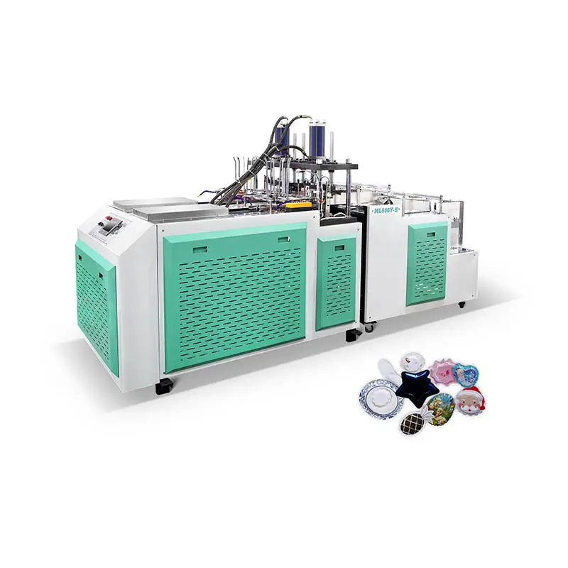 MSL600Y-S Designed Custom Paper Plate Paper Pulp Molding Machines For Special Star Shapes Gold Foil Paper Plates