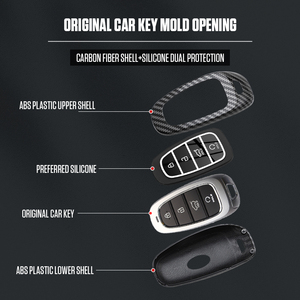 Étui de clé de voiture luxueux et léger, adapté au modèle Hyundai Tucson. - Product Image 6