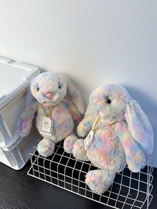 Peluche de Conejo Lazulia Estilo Jellycat de 31 cm, Dragón con Combinación de Colores Arcoíris Pastel, Juguete de Peluche Suave de Primera Calidad para Niños y Coleccionistas - Product Image 2