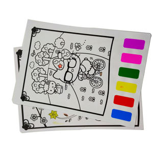Factory Directly <b>Magic</b> Paint Paper Coloring <b>Book</b>, Water Color Paper with Color Block for Children Drawing - Product Image 3