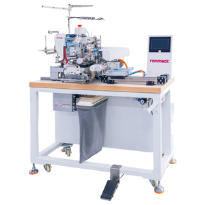 Machine automatique programmable RONMACK RM-3662-MJ pour l'application de bandes élastiques en métal sur sous-vêtements, pour usine de confection - Product Image 1