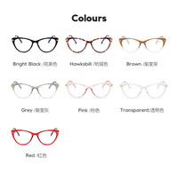 Lunettes de lecture graduées Tr90, montures optiques de marque, fabricant de lunettes, lunettes optiques pour hommes, verres transparents bloquant la lumière bleue, lunettes optiques œil de chat