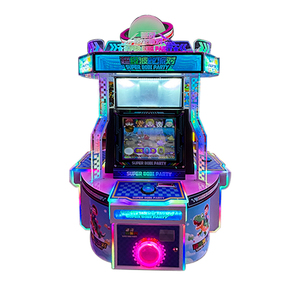 Máy chơi game Arcade hoạt động bằng đồng xu 4 người dành cho trẻ em 6 năm + Giải trí video viên nang bóng & đồ chơi đấm bốc với trao đổi vé - Product Image 1