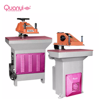 Presse à découper hydraulique à bras oscillant QY208 pour la fabrication de chaussures, machine pour étiquettes en cuir et tissu