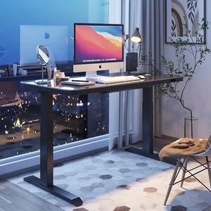 Nhà văn phòng máy tính bàn với ngăn kéo Glass Tabletop điện nâng thông minh ngồi đứng Chiều cao có thể điều chỉnh thường vụ bàn - Product Image 2