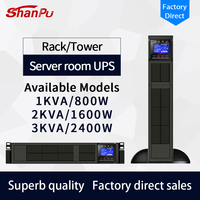 Onduleur en rack homologué CE pour serveur 1KVA 2KVA 3KVA 6KVA 10KVA 230VAC 110Vac Onduleur en ligne monophasé