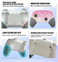 Control de Juego Inalámbrico LR X9 2509-K11 con Bluetooth y 2.4GHz, con Luz RGB para Teléfono Móvil, PC, Android e iOS
