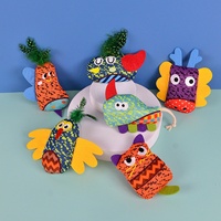 Ensemble de jouets pour chat, jouet à mâcher en peluche résistant aux morsures, couineurs intégrés, jouet interactif pour chatons, usine certifiée BSCI
