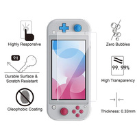 Contrôleur sans fil Film de protection en verre trempé pour Switch Lite Protecteur d'écran 2pcs Fingerprint-proof
