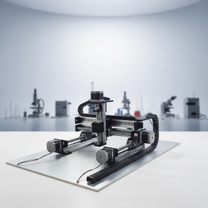 Plataforma de movimiento lineal <span class=keywords><strong>motorizada</strong></span> de alta precisión Pinsi XYZ para sistema de posicionamiento de robot pórtico - Product Image 1