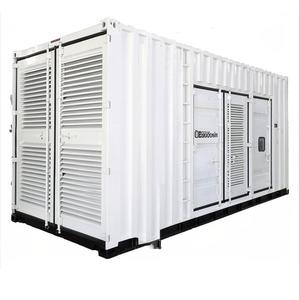 Ensemble DG silencieux de 750kVA/600kW comprenant un moteur Baudouin make 6M33D660E310 couplé à un alternateur Stamford de 750kVA et 415V - Product Image 1