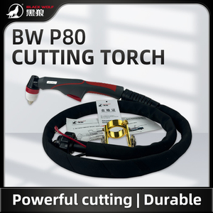 Authentic Black Plasma Cutting Torch BW P-80 Hand <b>Head</b> 60-120A <b>Air</b> Cooled Stainless Steel Welding Soldering Supplies P80 Black W - Product Image 6