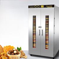 SUNMAX 24-laags fruit- en groentedroger, commerciële voedseldroger, 600L grote capaciteit, 5850W, roestvrijstalen apparatuur
