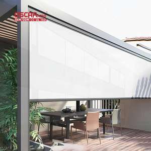 Toldos de Poliéster con Control Remoto que Mejoran la Apariencia, Protegen las Ventanas de la Tienda del Desgaste del Sol, Persiana <span class=keywords><strong>Enrollable</strong></span> - Product Image 1