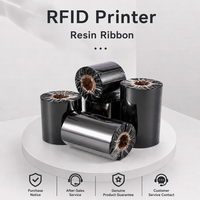 Pita Transfer Termal untuk Label RFID Tenun di Laundry Rumah Sakit, Pita Perawatan Cuci untuk Sterilisasi Tekstil Medis 50*300