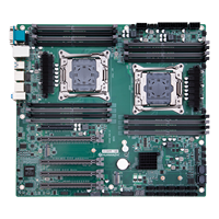 Carte mère HUANANZHI X10X99-16D E-ATX double processeur, compatible avec la plateforme LGA 2011-3, processeur serveur, mémoire
