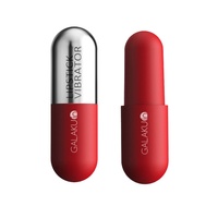 Vibrateur miniature en forme de rouge à lèvres à 10 fréquences, en silicone rechargeable, étanche IPX7, stimulateur clitoridien pour femmes
