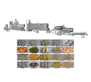 Máquina de fazer salgadinhos de milho Pop Puff de alta qualidade para alimentos crocantes Máquina de sopro de milho