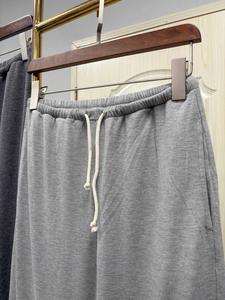 Pantalon de détente ample et respirant pour femme en coton modal doux, taille haute, avec cordon de serrage, drapé, décontracté, avec poches - Product Image 6