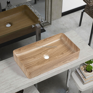 <span class=keywords><strong>New</strong></span> comer nghệ thuật Thanh Lịch Đá Cẩm Thạch rử<span class=keywords><strong>a</strong></span> lưu vực Top Mount cài đặt tàu Lavabo gốm chìm cho phòng tắm - Product Image 1